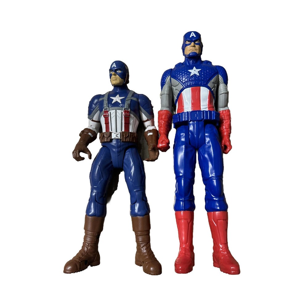 Marvel Captain America First Talking Avenger 10" Figure Hasbro 2011 And A 2014